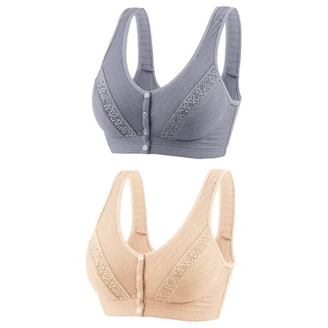 Kbodiu Minimizer 2pack Full Cup Nursing Bras Seamless Maternity Bras