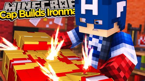 Minecraft Adventure Cap Builds Ironman Youtube