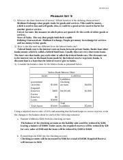 Econwk Ps Econ Problem Set What Are The Three Functions Of