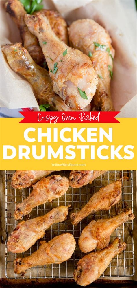 Easy Crispy Oven Baked Chicken Drumsticks Bake Chicken In The Oven