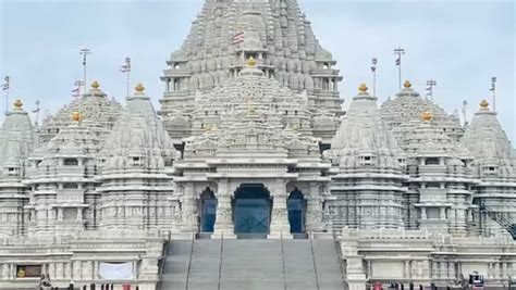 World S Largest Modern Hindu Temple Outside India Opens In New Jersey