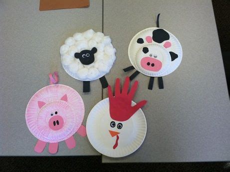 Farm Animal Paper Plate Craft - papercraft among us