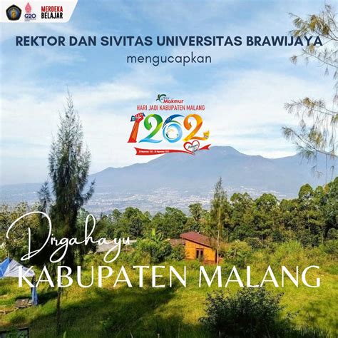 Universitas Brawijaya On Twitter Dirgahayu Kabupaten Malang Maju