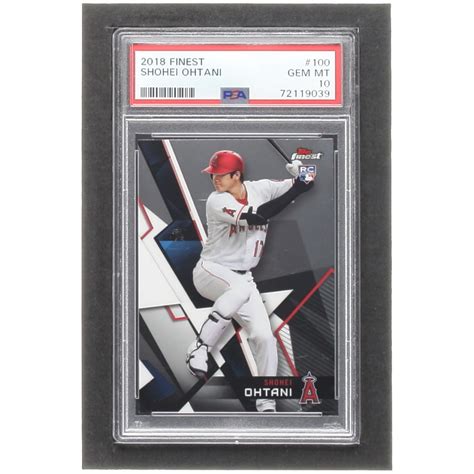 Shohei Ohtani Finest Rc Psa Pristine Auction