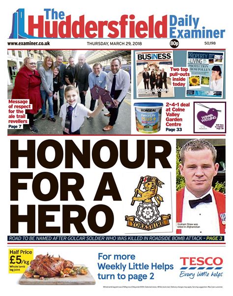 Huddersfield Examiner 2018 03 29