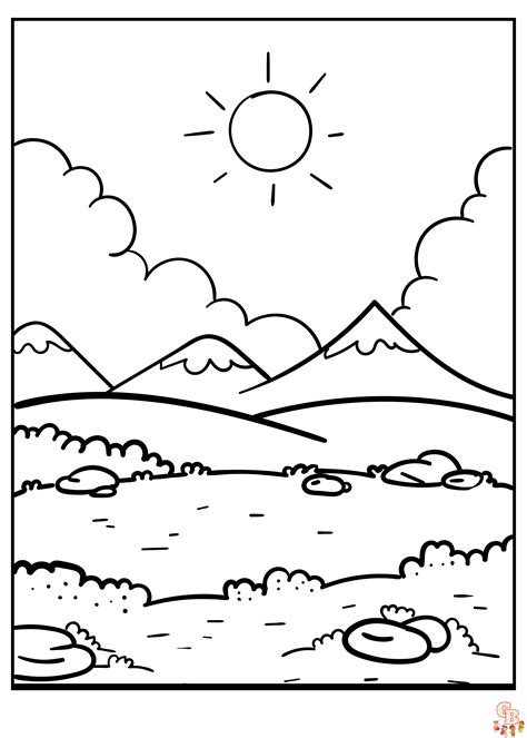 100 Nature Coloring Pages Free Printable