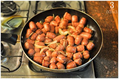 Três Em Casa Receita De Linguiça Flambada E Como Flambar Uma Comida