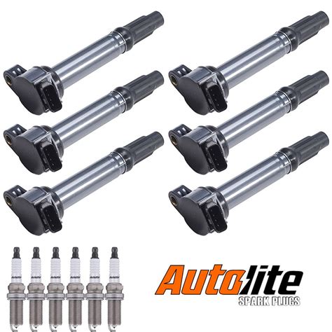 ISA Ignition Coil And Autolite Spark Plug Compatible With Toyota