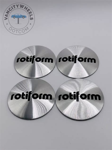 Pcs Mm Rotiform Wheels Stickers Emblems Unleash The Etsy