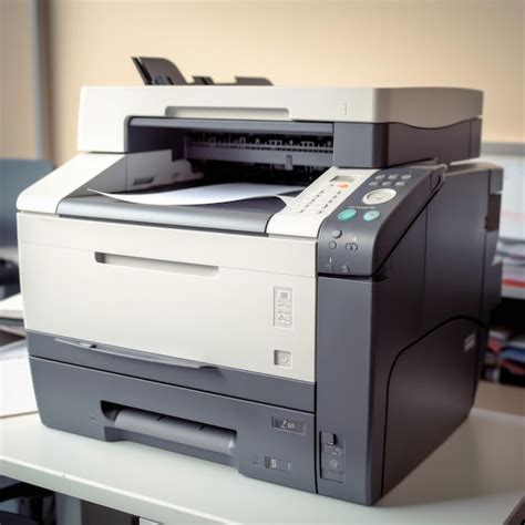 premium photo  printer   white  black  color