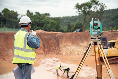 Equipamento De Constru O De Medi O De Pesquisa Foto Premium