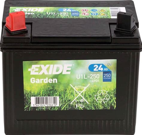 Exide GARDEN U1L 250 4901 24 Ah Hitta bästa pris