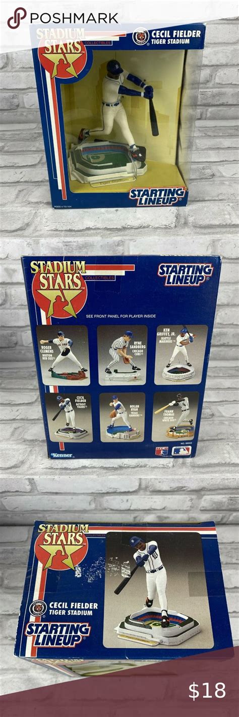 Stadium Stars Starting Lineup CECIL FIELDER Tiger Stadium 1992 New Box