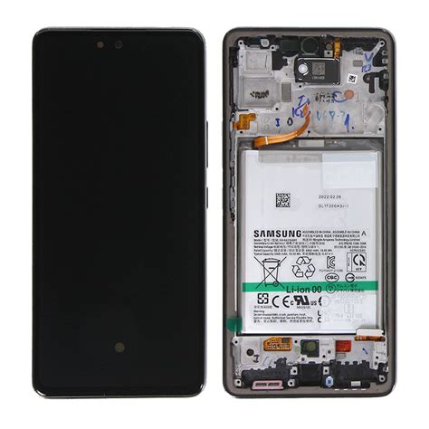 Sosav Acheter Cran Complet Original Batterie Galaxy A G Noir