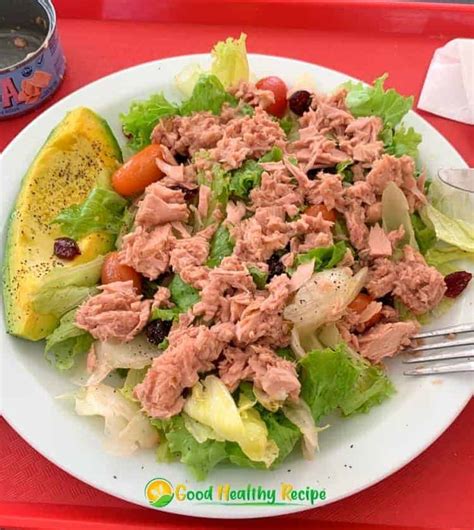 Ensalada Verde con Atún y Aguacate Receta de Dieta en 5 minutos