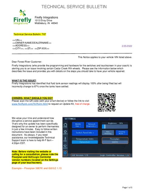 Fillable Online Firefly Integrations Rv Marine Multiplex Systems Fax