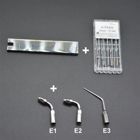 Dental Endo Tip Scaler U File Metal Wrench Scaler Key Fit For