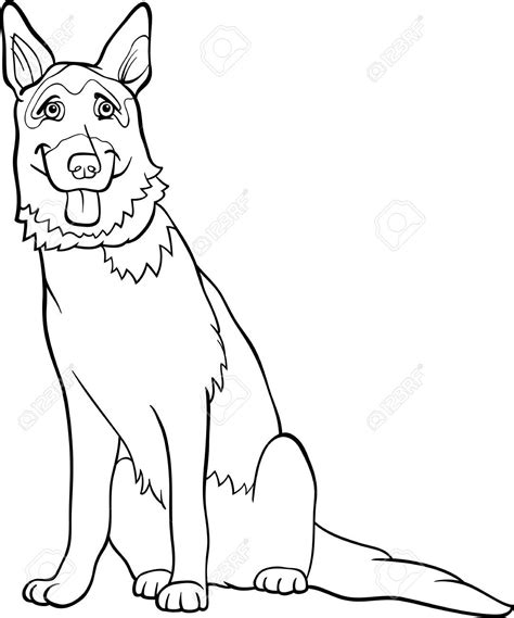 Free German Shepherd Puppy Coloring Pages Download Free German