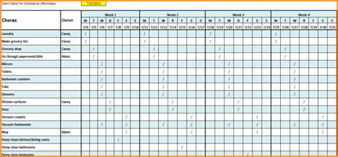 Monthly Task Calendar Excel Excel Templates - Bank2home.com