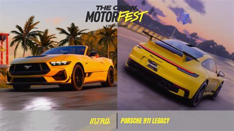 Intro Porsche 911 Legacy Playlist The Crew Motorfest Gameplay Part