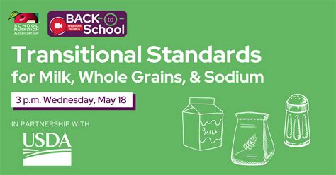 On Demand Webinar School Nutrition Association