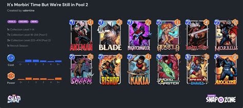 Pool 2 Morbius Discard Deck Infinite Rank Love And Thunder Season