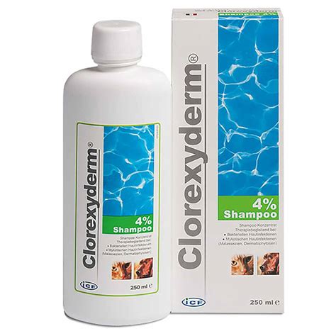 Clorexyderm Shampoo 4% Reinigung von Haut und Fell Med-Shampoo