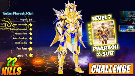 OMG NEW LEVEL 7 PHARAOH X SUIT WITH EMOTES HIS NEW GF CHALLENGED