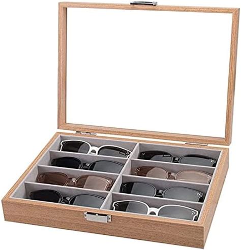 Homeanda Brillen Sonnenbrillen Organizer Etui Slot Brille Display