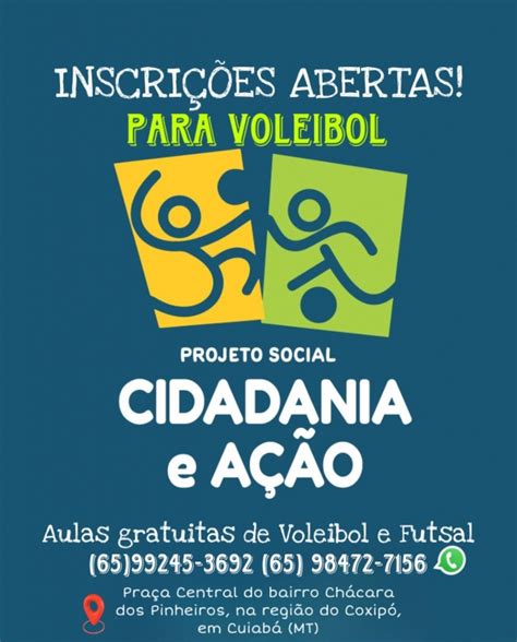 PROJETO CIDADANIA E AÇÃO Instituto INCA está inscrições abertas