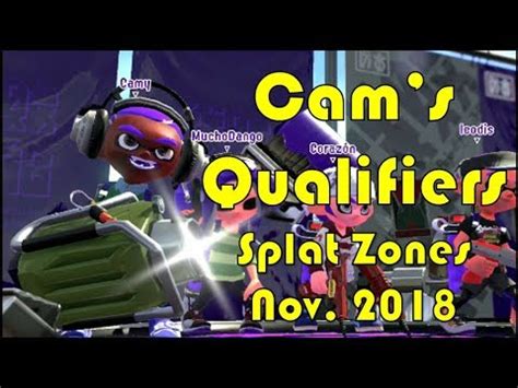 Cam S X Ranking Splat Zones Matches November 2018 YouTube