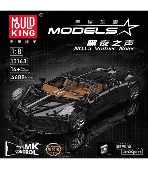 Mold King La Voiture Noire Juego De Juguetes De Bloques De