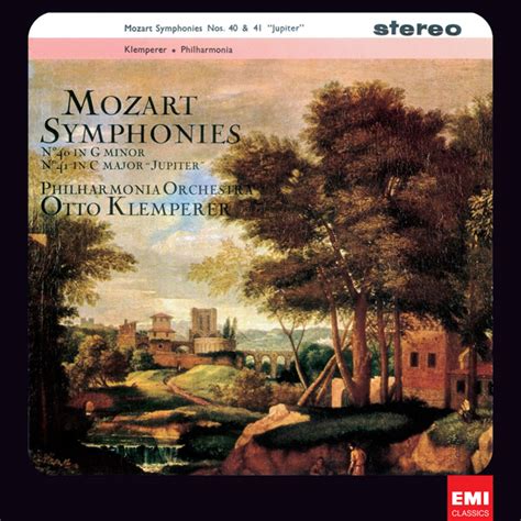 Wolfgang Amadeus Mozart Symphonies Nos40 And 41 Philharmonia