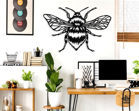 BUMBLE BEE Metal Wall Art Wall Decoration Living Room - Etsy