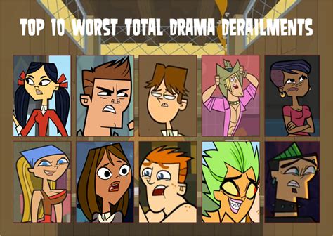 Top 10 Worst Total Drama Derailments By Creepypastajack On Deviantart