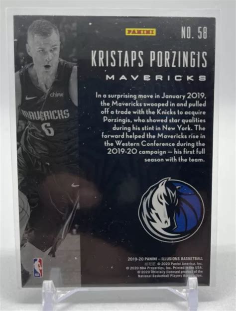 PANINI SELECT BASKETBALL Kristaps Porzingis 2019 Illusion EUR 1 24