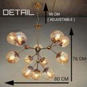 Jual Lampu Hias Gantung Modern Contemporer Chandelier Bola Kaca Warna