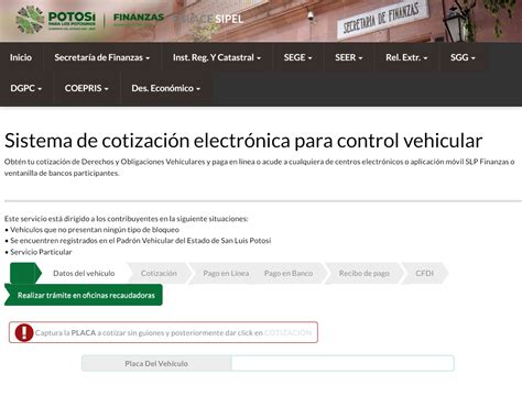 Control vehicular San Luis Potosí Tenencia Adeudos y Costos