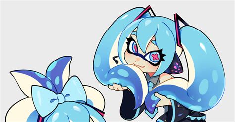 Vocaloid Splatoon X Hatsune Miku Zambiieのイラスト Pixiv