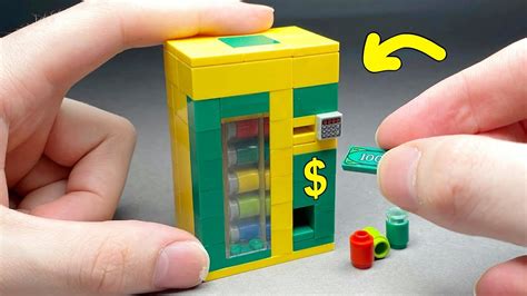 How To Make A Lego Vending Soda Machine Youtube