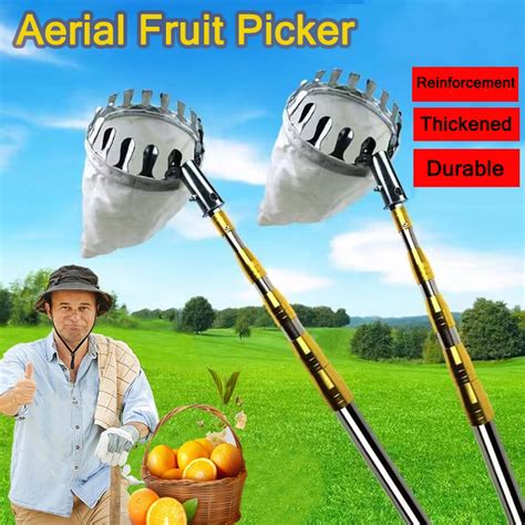 Fruit Picker Convenient Quick High Altitude Telescopic Fruit Picker