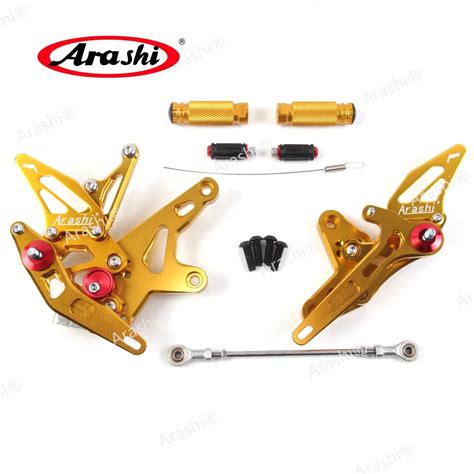 Arashi CNC Adjustable Footrest For KAWASAKI Ninja ZX R400 2018 2019