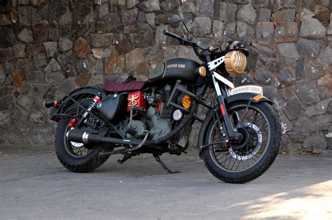 Custom Made Bikes Royal Enfield Modification Customized Cars India