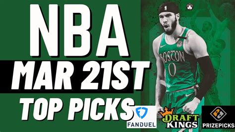 NBA Dfs DraftKings Fanduel Prize Picks Tuesday 3 21 2023 YouTube