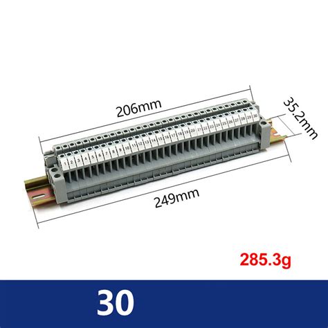 Uk N Uk B Din Rail Screw Clamp Terminal Blocks Modular Assembly Kit