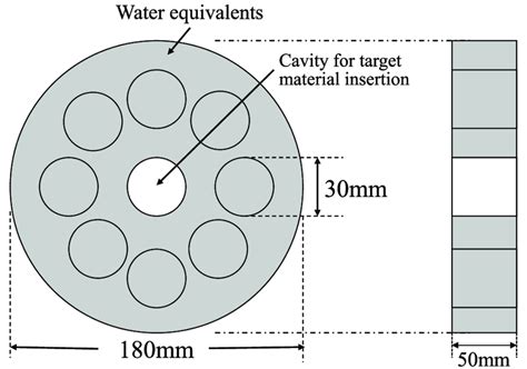 Schematic Illustration Of Water Equivalent Electron Density Phantom