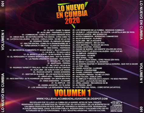 Yo Llevo La Cumbia En La Sangre Lo Nuevo En Cumbia Volumen 1 2020