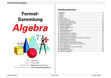 Pdf Formelsammlung Algebra Telabo Ch Formelsammlung Algebra