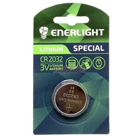 ENERLIGHT LITHIUM CR 2032 BLI 1 Цена 9 грн магазин БАТАРЕЙКИ