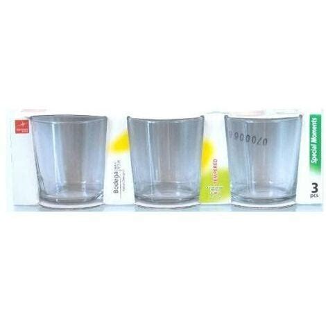 Bormioli Rocco Set 3 Bicchieri Acqua 30cl Bodega